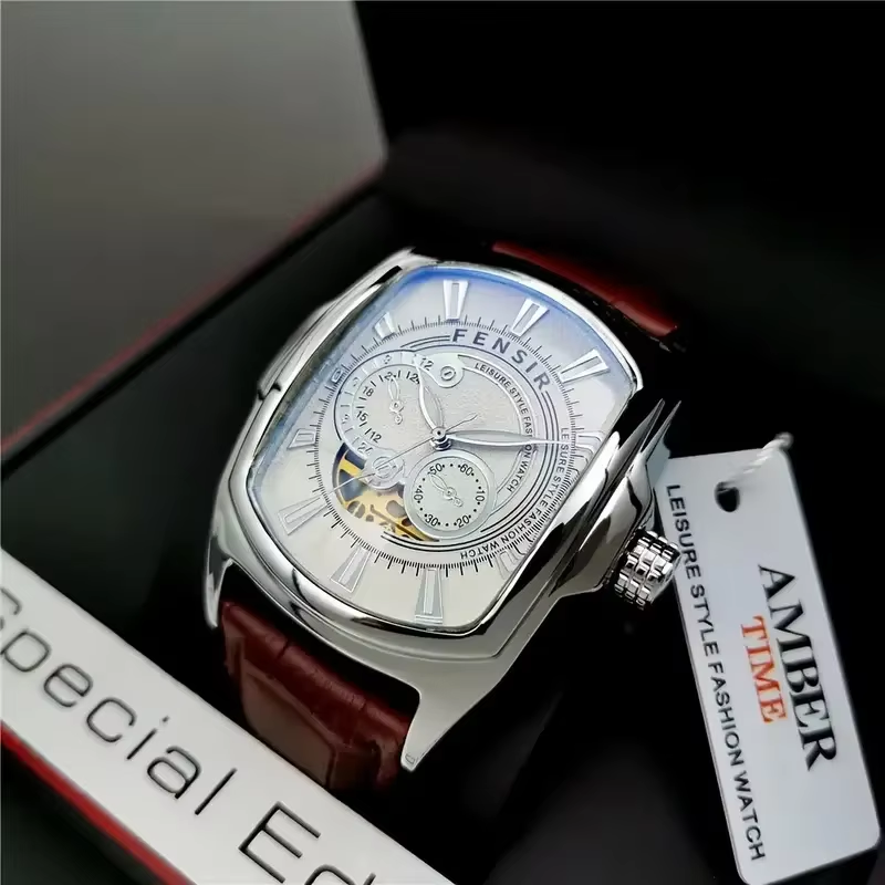 Omega Watch Constellation - Fax Men's Business Punk Watch, Large