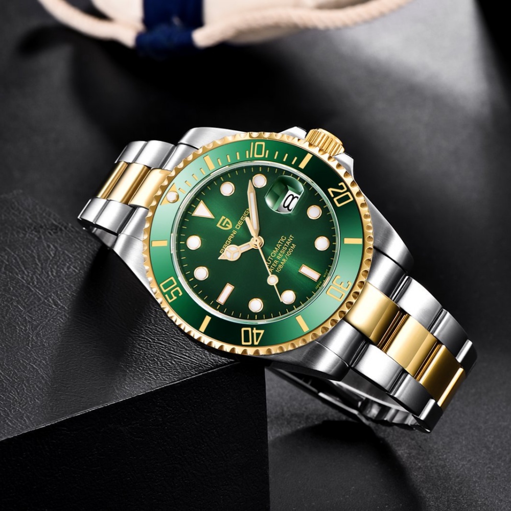 PAGANI Design PD-1639 Men Auto - Rolex Watch Submariner ulasan dan harga