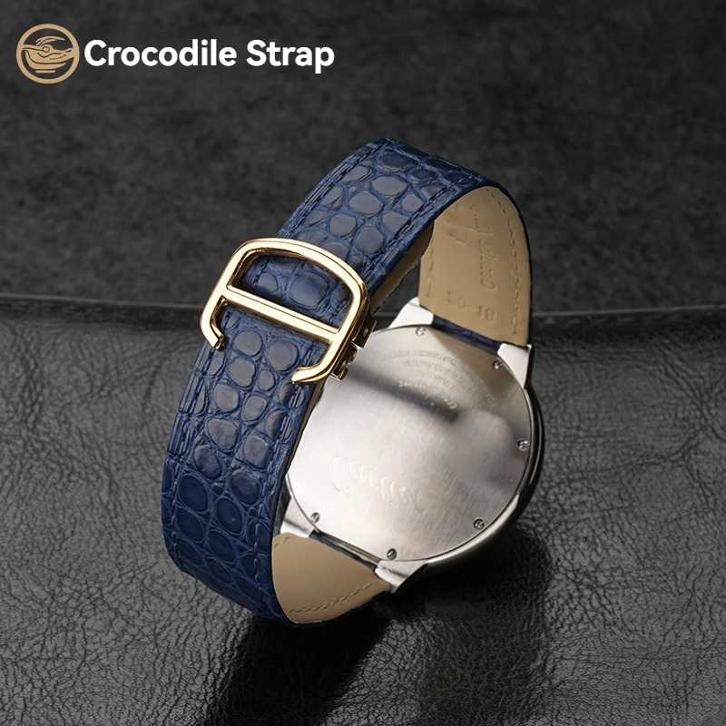 Crocodile leather watch strap  - Cartier Watch Ballon Bleu ulasan dan harga