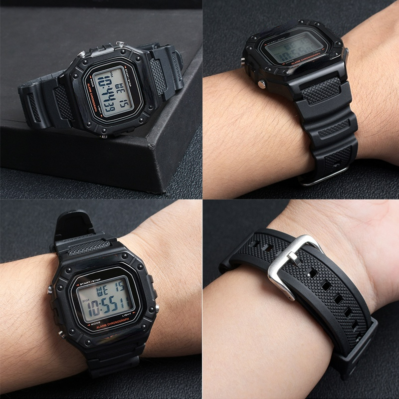 Rubber Watchband For F108 F-10 - Rubber Strap Diver ulasan dan harga
