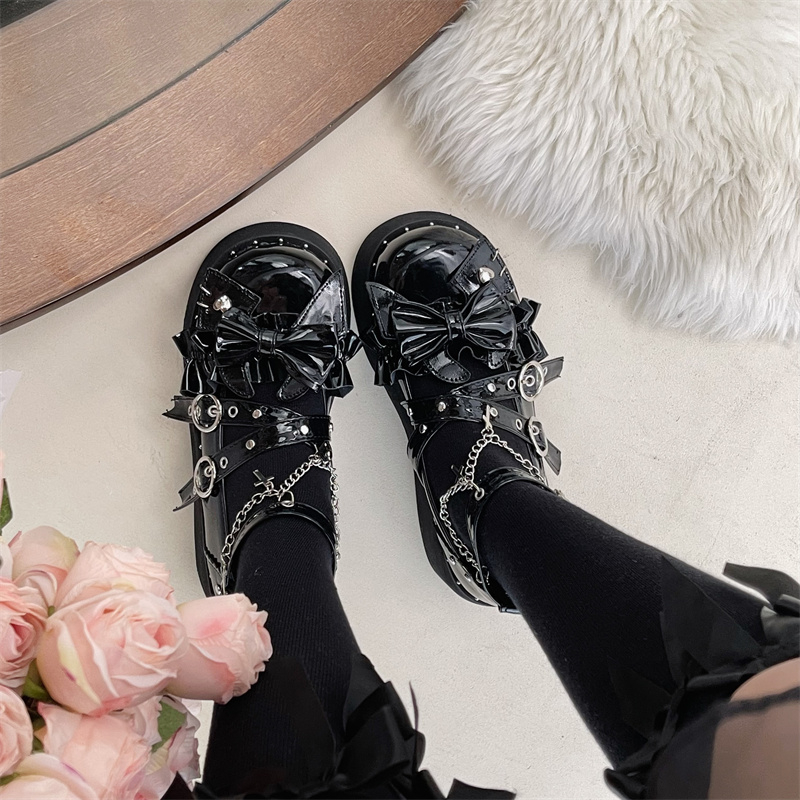 2026 Platform Lolita Shoes Wom - Mesh Strap Metal ulasan dan harga