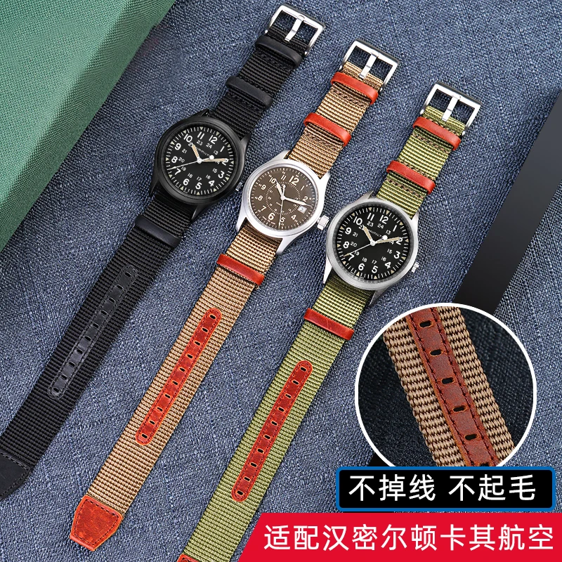 High quality  Nylon 20mm 22mm  - Suede Strap Watch ulasan dan harga