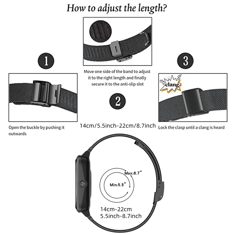 Metal Bands for Honor Watch 5  - Mesh Strap Metal ulasan dan harga