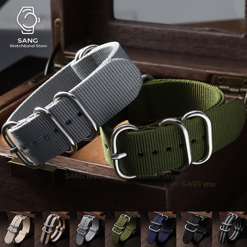 18mm 20mm 22mm 24mm Army Sport - Nato Strap Nylon ulasan dan harga