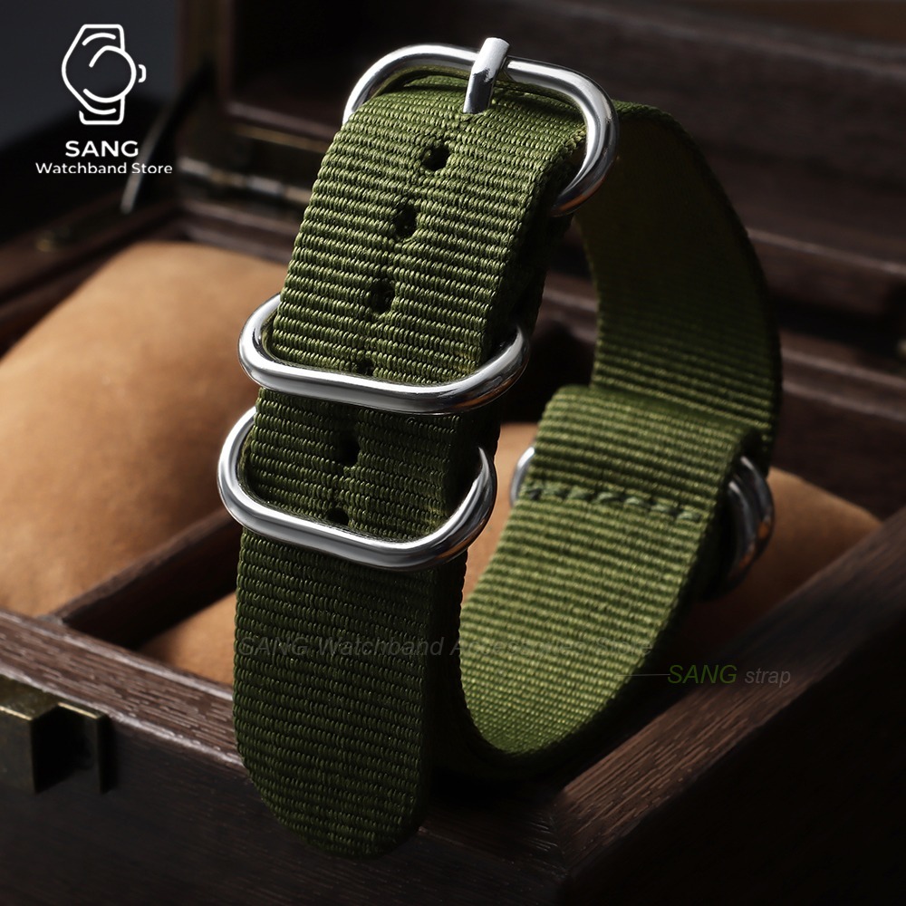 18mm 20mm 22mm 24mm Army Sport - Nato Strap Nylon ulasan dan harga