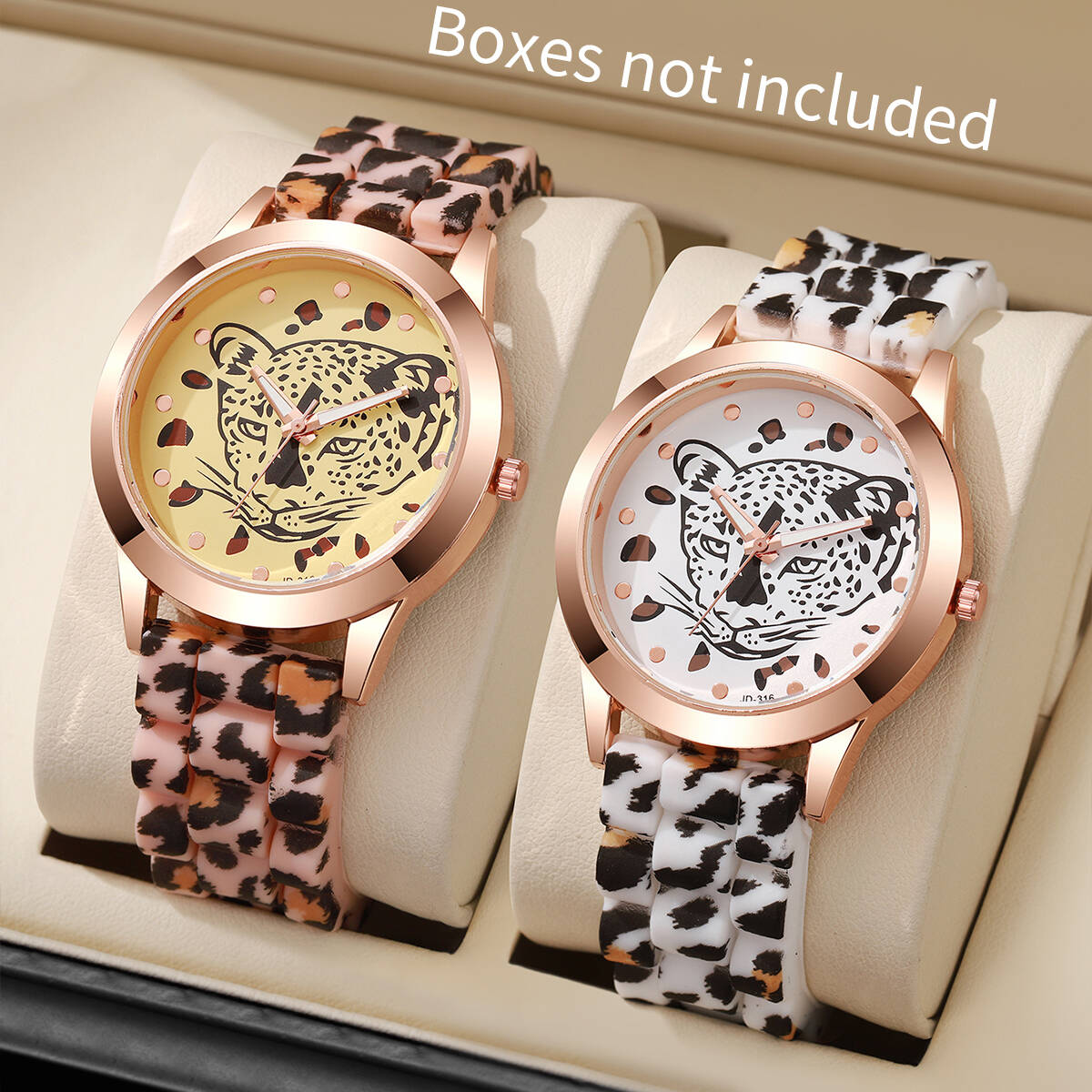 2PCS/Set Fashion Women Watches - Silicone Band Women ulasan dan harga