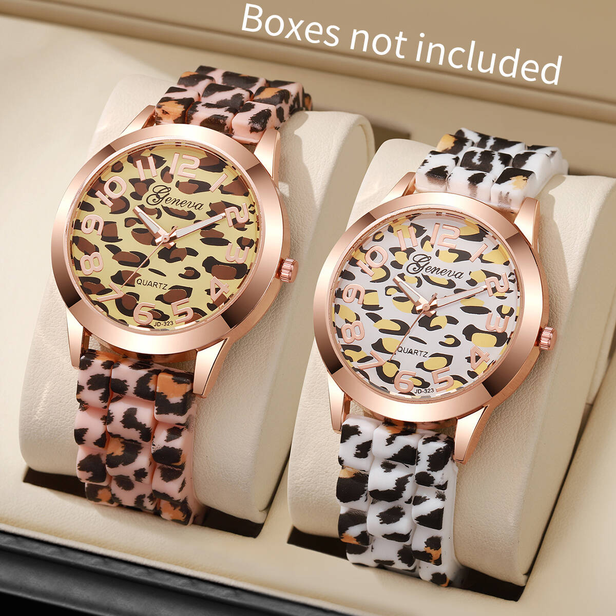 2PCS/Set Fashion Women Watches - Silicone Band Women ulasan dan harga