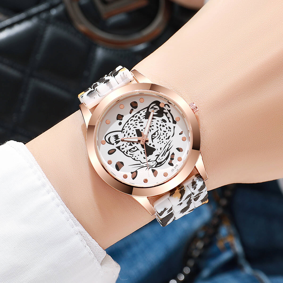 2PCS/Set Fashion Women Watches - Silicone Band Women ulasan dan harga