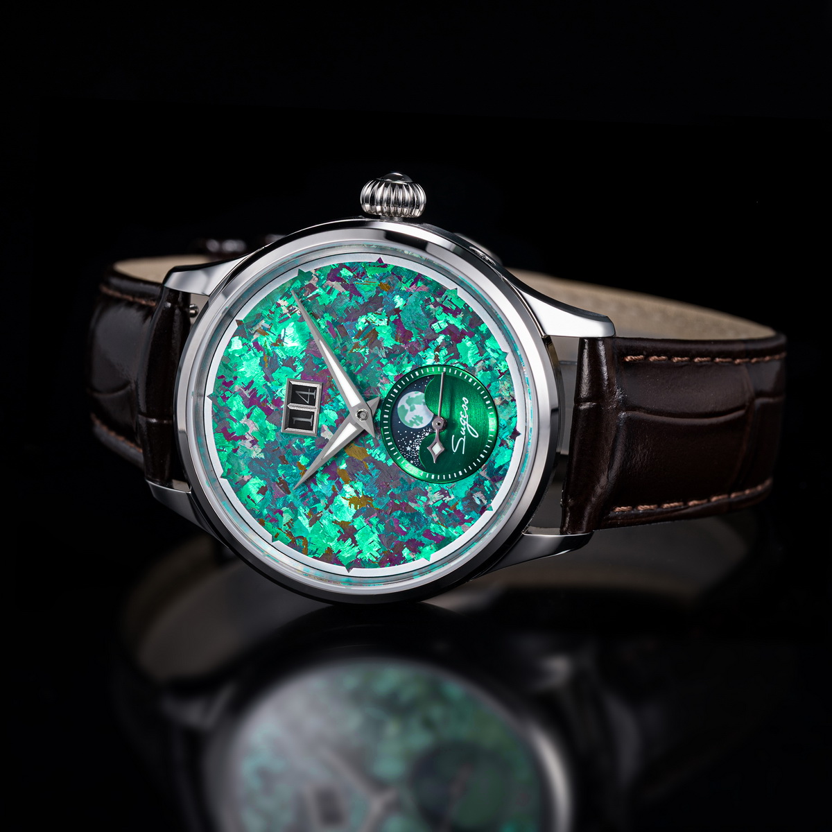 Sugess Watch of Men Moonphase  - Rolex Watch Submariner ulasan dan harga