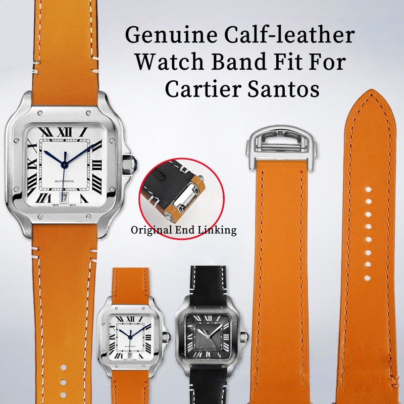 For Cartier Santos Genuine Cow - Cartier Watch Ballon Bleu ulasan dan harga