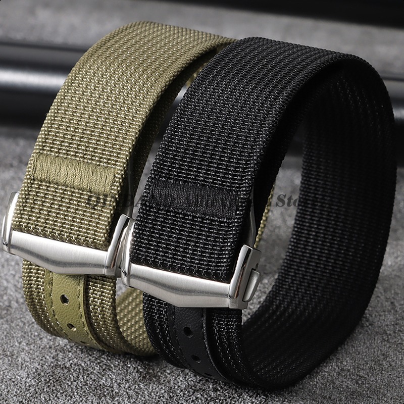 20mm 22mm Canvas Nylon Watchba - Nato Strap Nylon ulasan dan harga