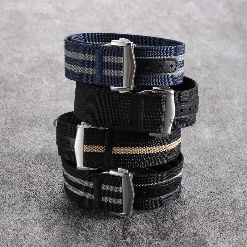20mm 22mm Canvas Nylon Watchba - Nato Strap Nylon ulasan dan harga