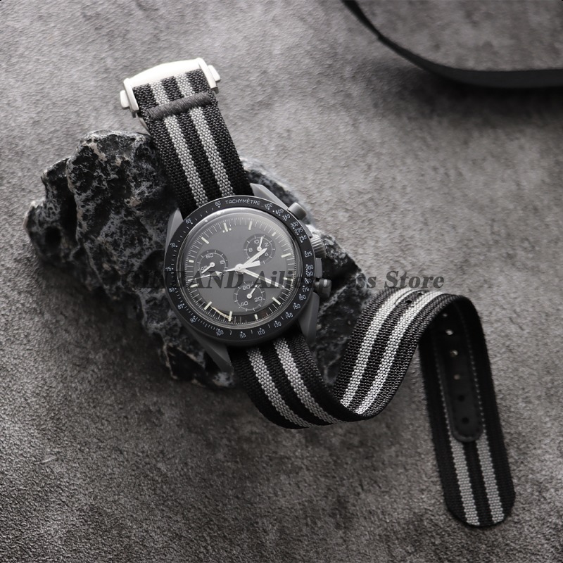 20mm 22mm Canvas Nylon Watchba - Nato Strap Nylon ulasan dan harga