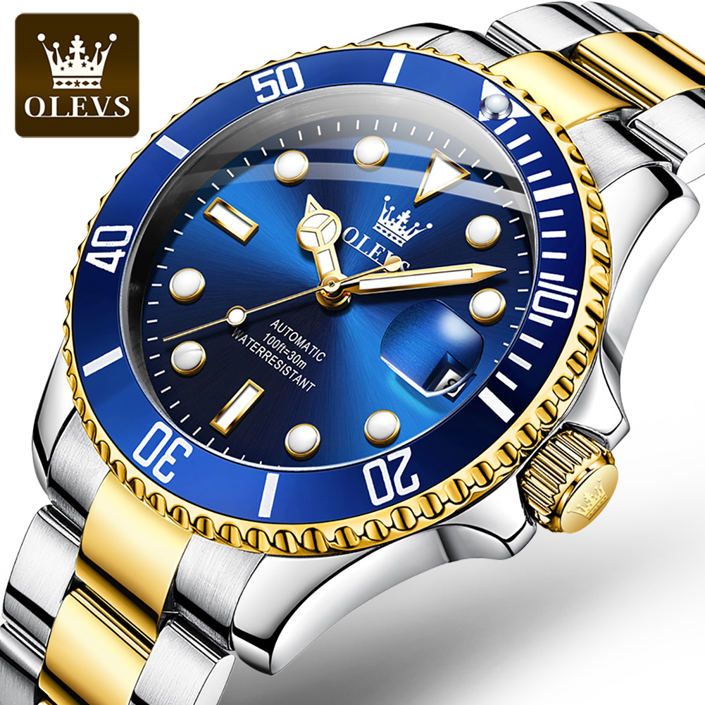 OLEVS 6650 Men Watch Classic O - Rolex Watch Submariner ulasan dan harga
