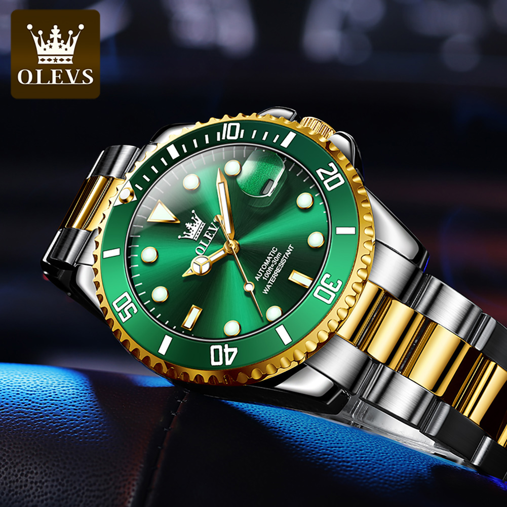 OLEVS 6650 Men Watch Classic O - Rolex Watch Submariner ulasan dan harga