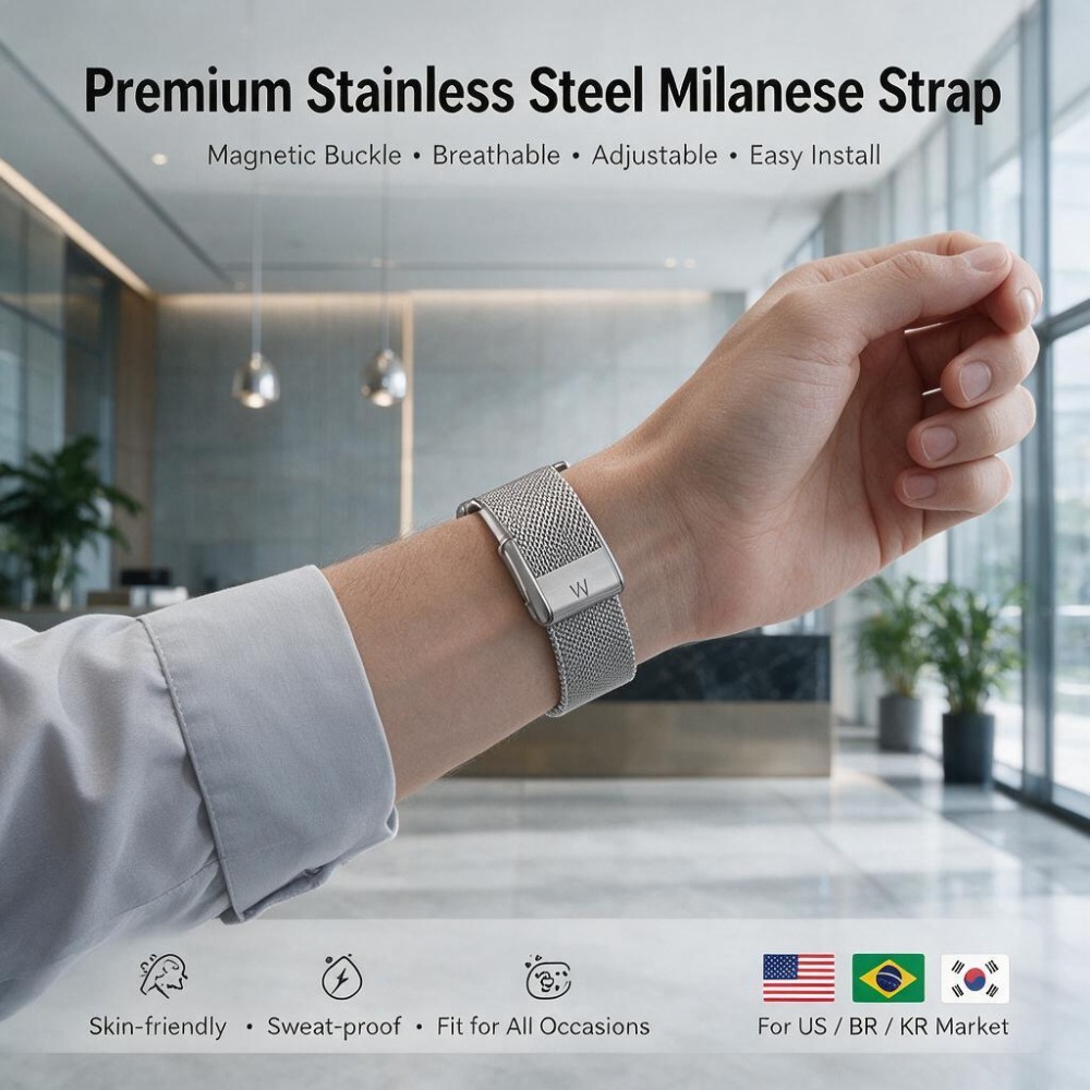 For WHOOP 5.0 MG Milanese Stai - Mesh Strap Metal ulasan dan harga