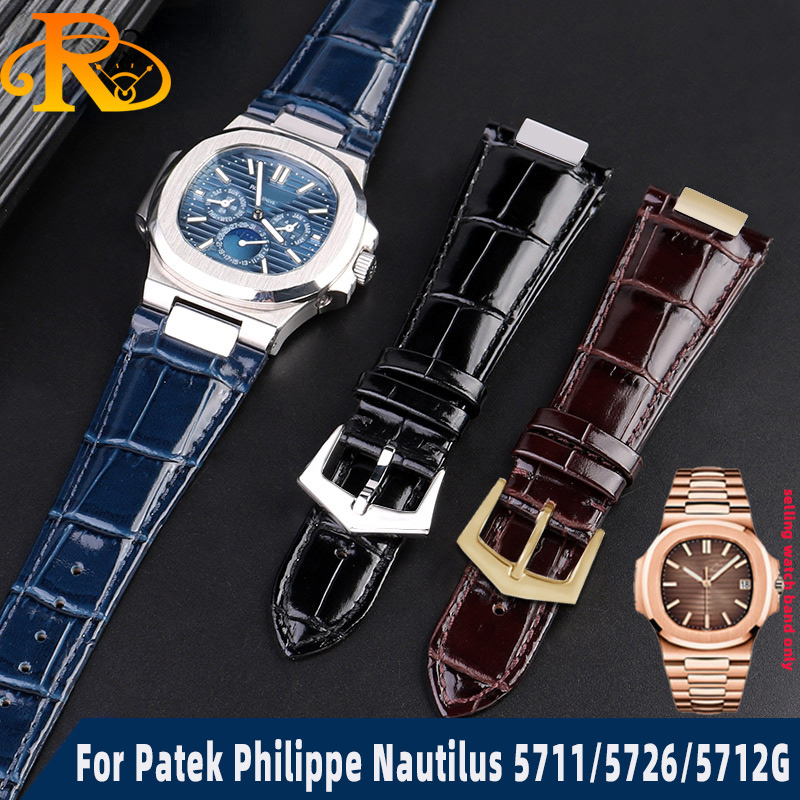 25X13mm notch Genuine Leather  - Patek Philippe Watch Aquanaut ulasan dan harga